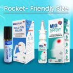 mig spray nasel spray and roll on both are pocket friendly