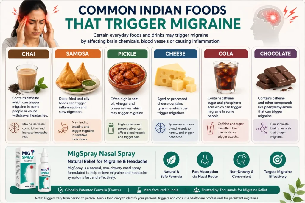 Foods That Trigger Migraine