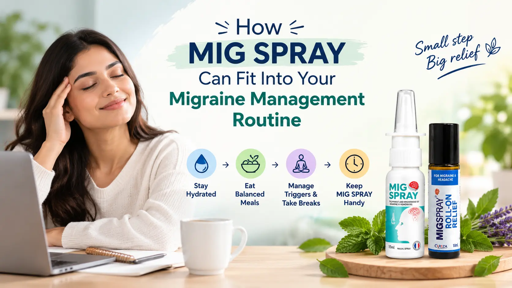 How MIG SPRAY Can Fit Into Your Migraine Management Routine