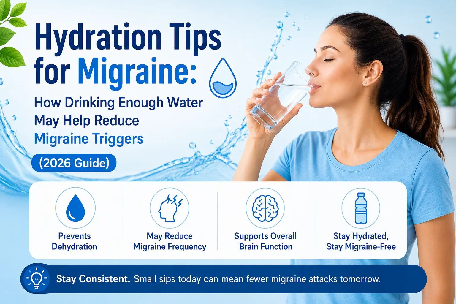 : Hydration Tips for Migraine | Stay Hydrated & Help Reduce Migraine Triggers